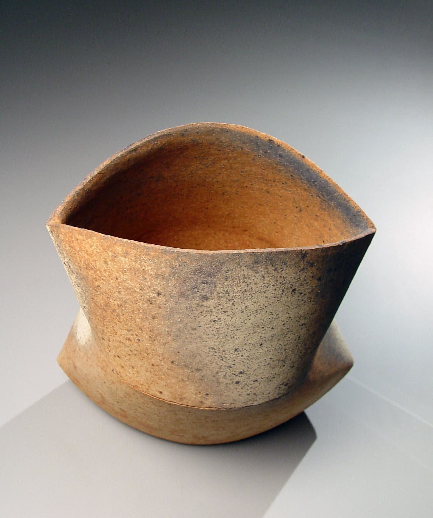 Kodô (Pulse), 2011 Multi-fired unglazed stoneware 16 1/2 x 15 1/2 x 10 7/8 inches Inv# 7063 Sold