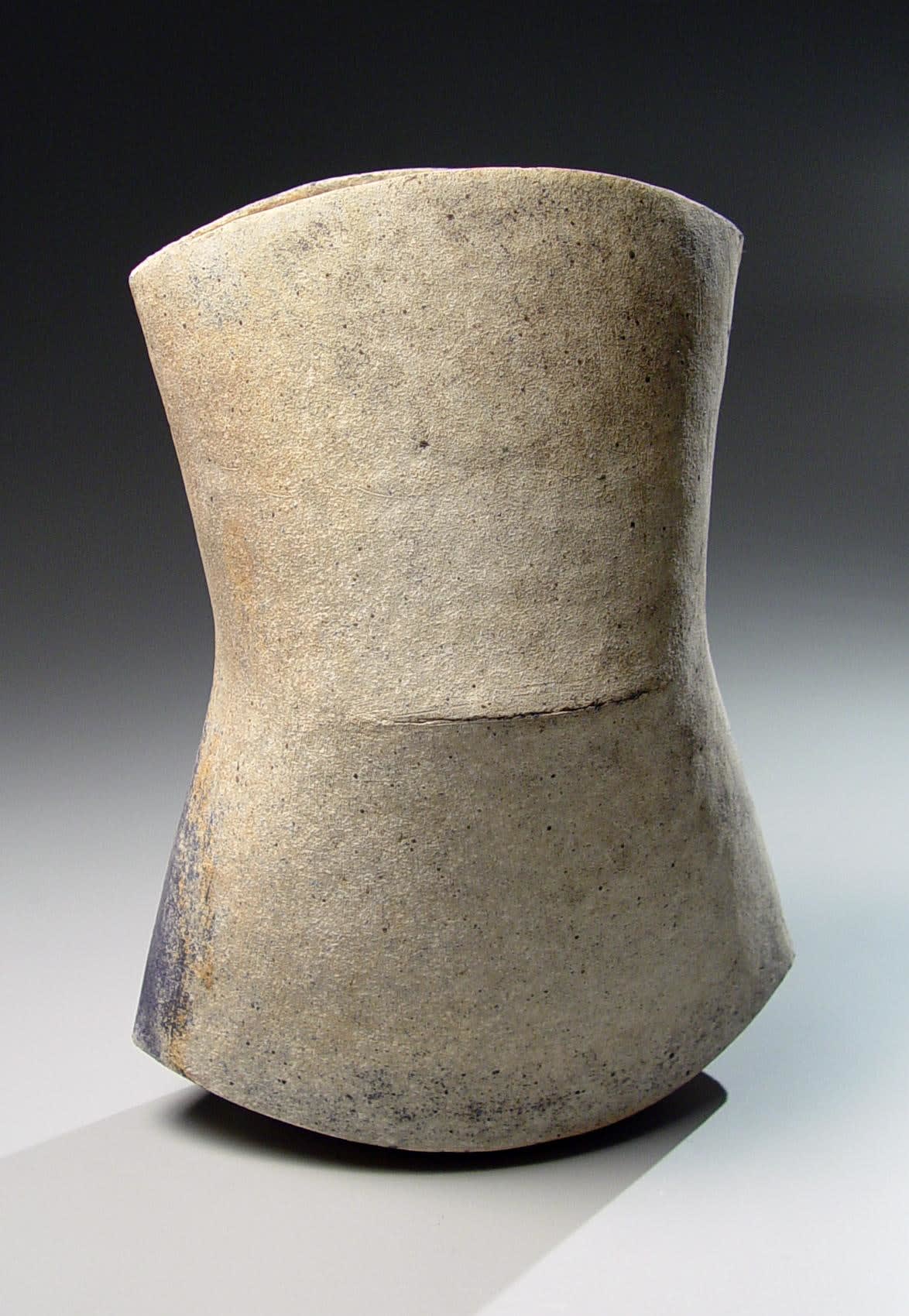 Kodô (Pulse), 2011 Multi-fired unglazed stoneware 17 3/4 x 13 3/8 x 9 1/2 inches Inv# 7064 Sold