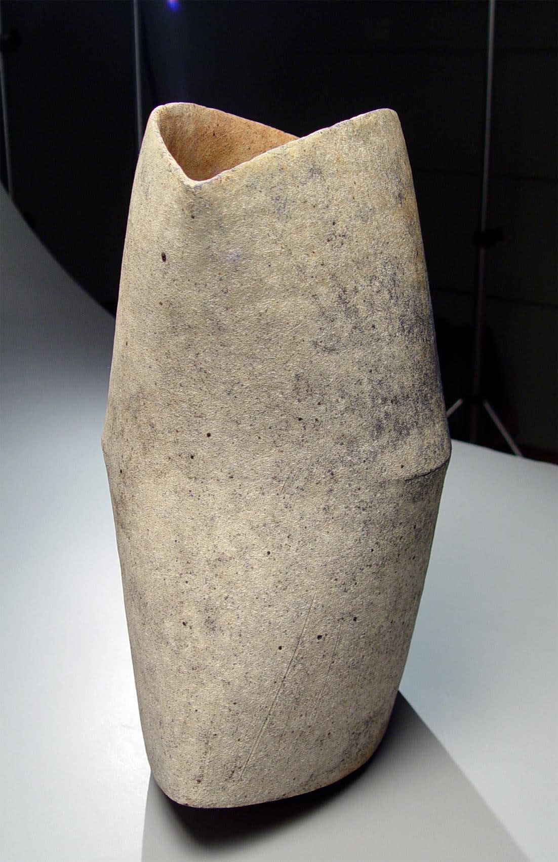 Kodô (Pulse), 2011 Multi-fired unglazed stoneware 17 3/4 x 13 3/8 x 9 1/2 inches Inv# 7064 Sold