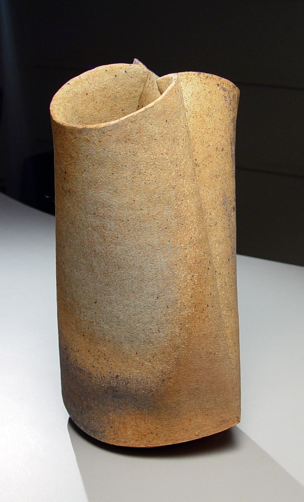 Kodô (Pulse), 2011 Multi-fired unglazed stoneware 17 x 11 1/4 x 10 1/2 inches Inv# 7067 SOLD