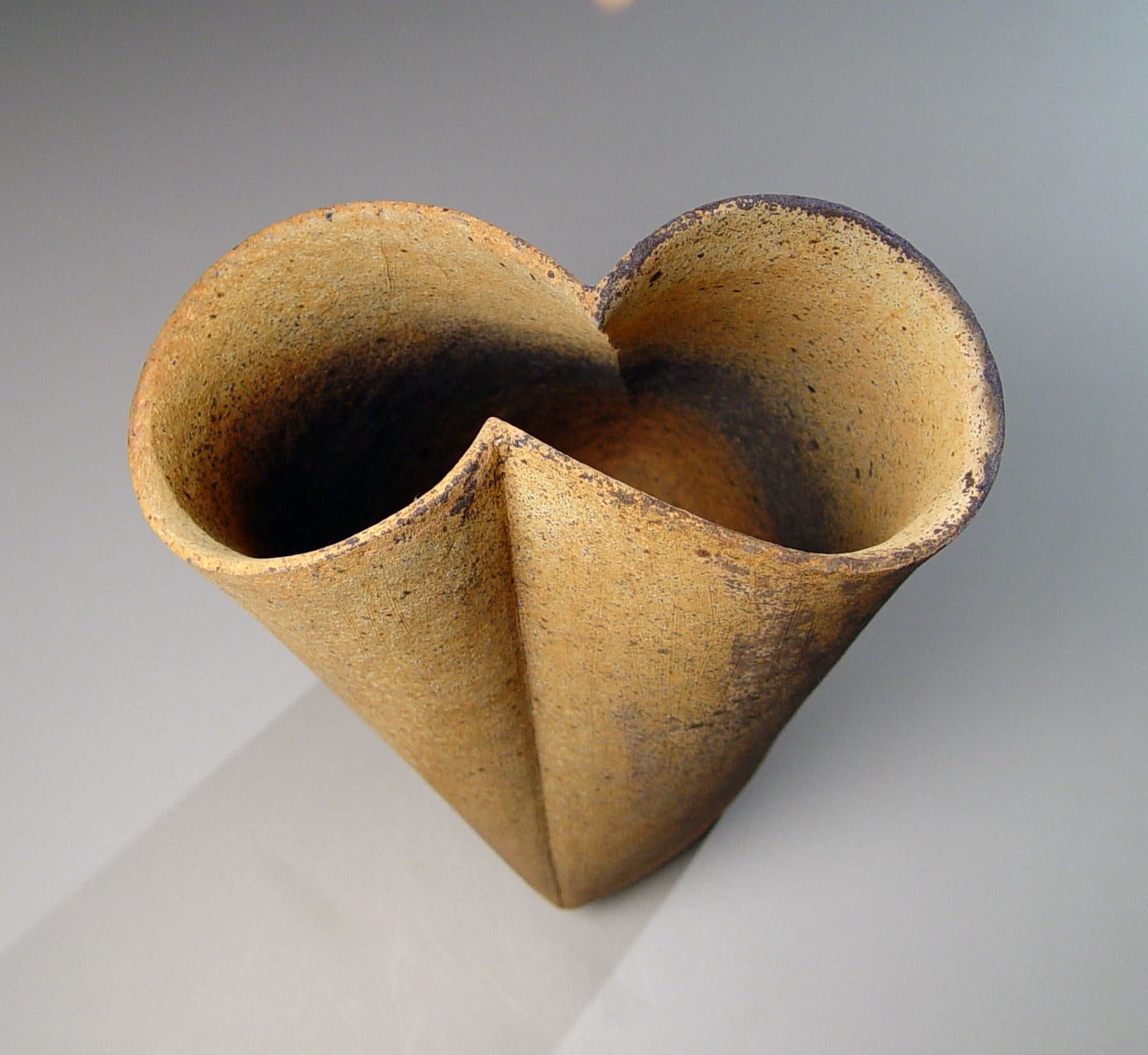 Kodô (Pulse), 2011 Multi-fired unglazed stoneware 17 x 11 1/4 x 10 1/2 inches Inv# 7067 SOLD
