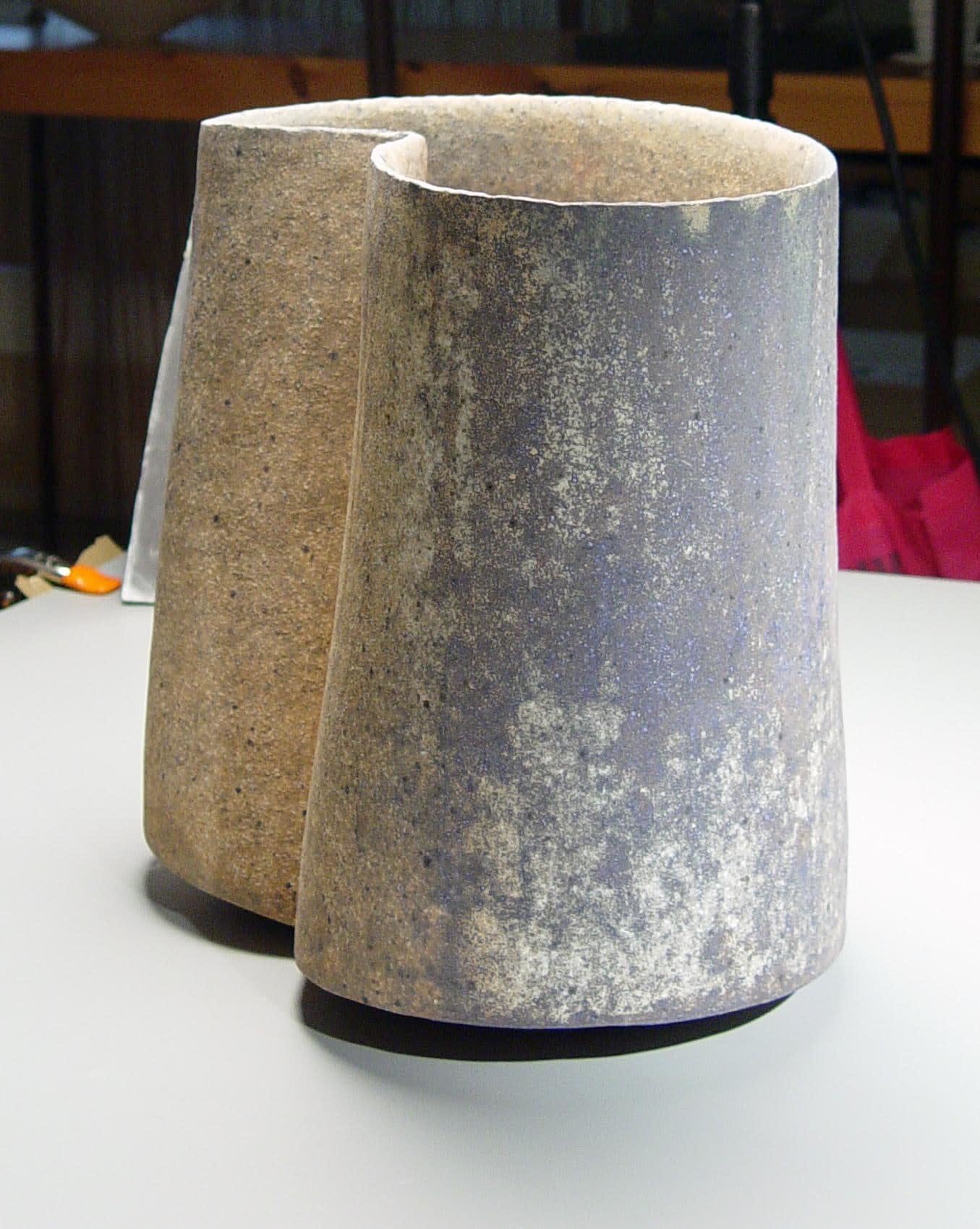 Kodô (Pulse), 2011 Multi-fired unglazed stoneware 15 1/8 x 16 1/8 x 11 inches Inv# 7076 SOLD