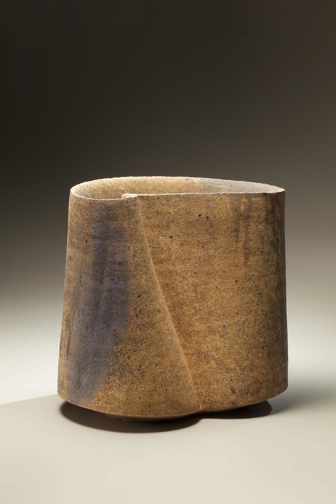 Kodô (Pulse), 2011 Multi-fired unglazed stoneware 15 1/8 x 16 1/8 x 11 inches Inv# 7076 SOLD