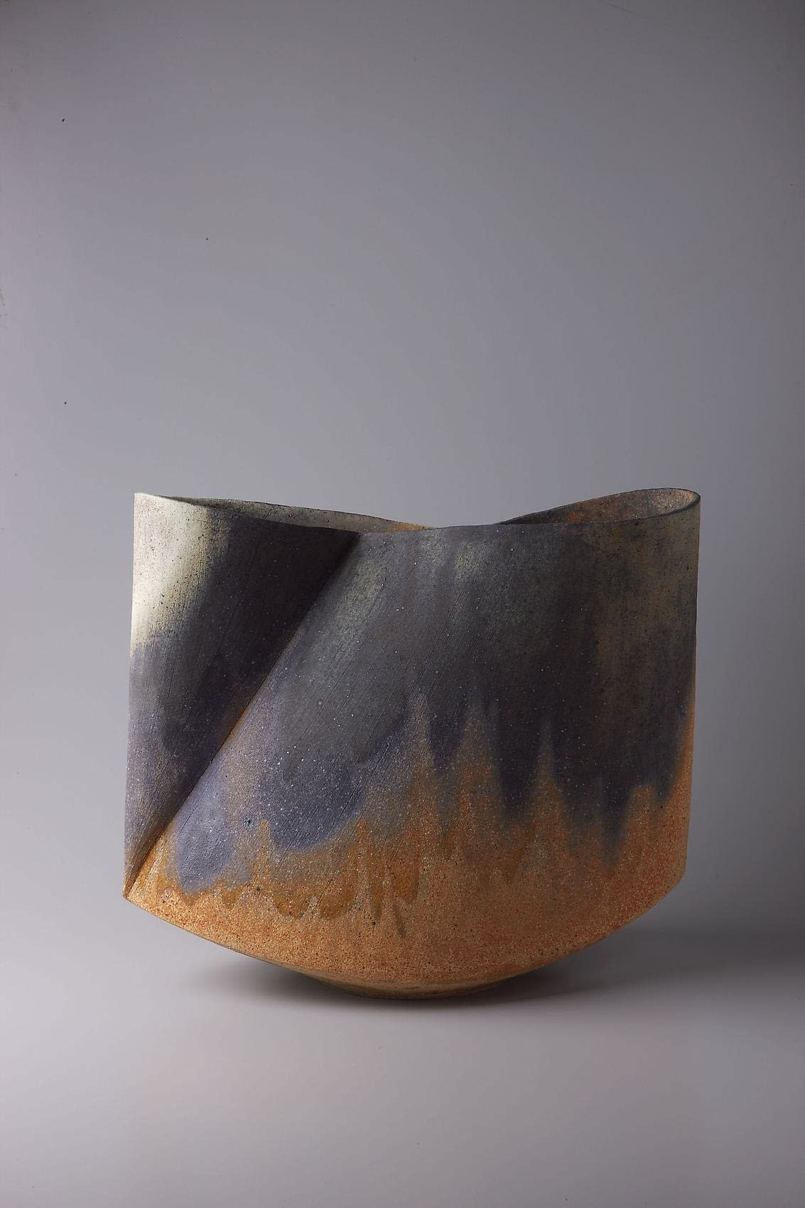 Kodô (Pulse), 2011 Multi-fired unglazed stoneware 14 3/4 x 17 3/8 x 9 inches Inv# 7061 SOLD