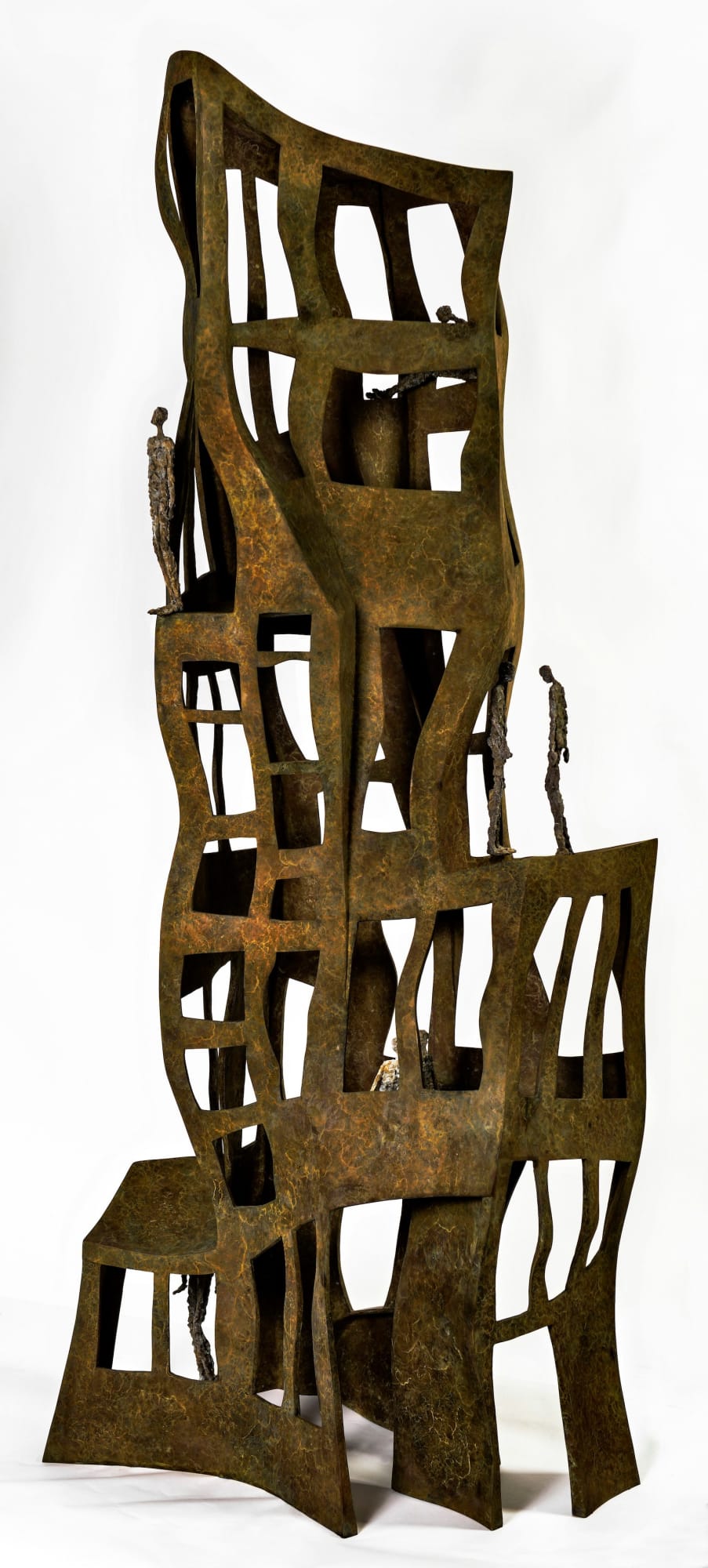 Val Ville Fantastique II H196 x W86 x D50 cm Bronze Edition of 8