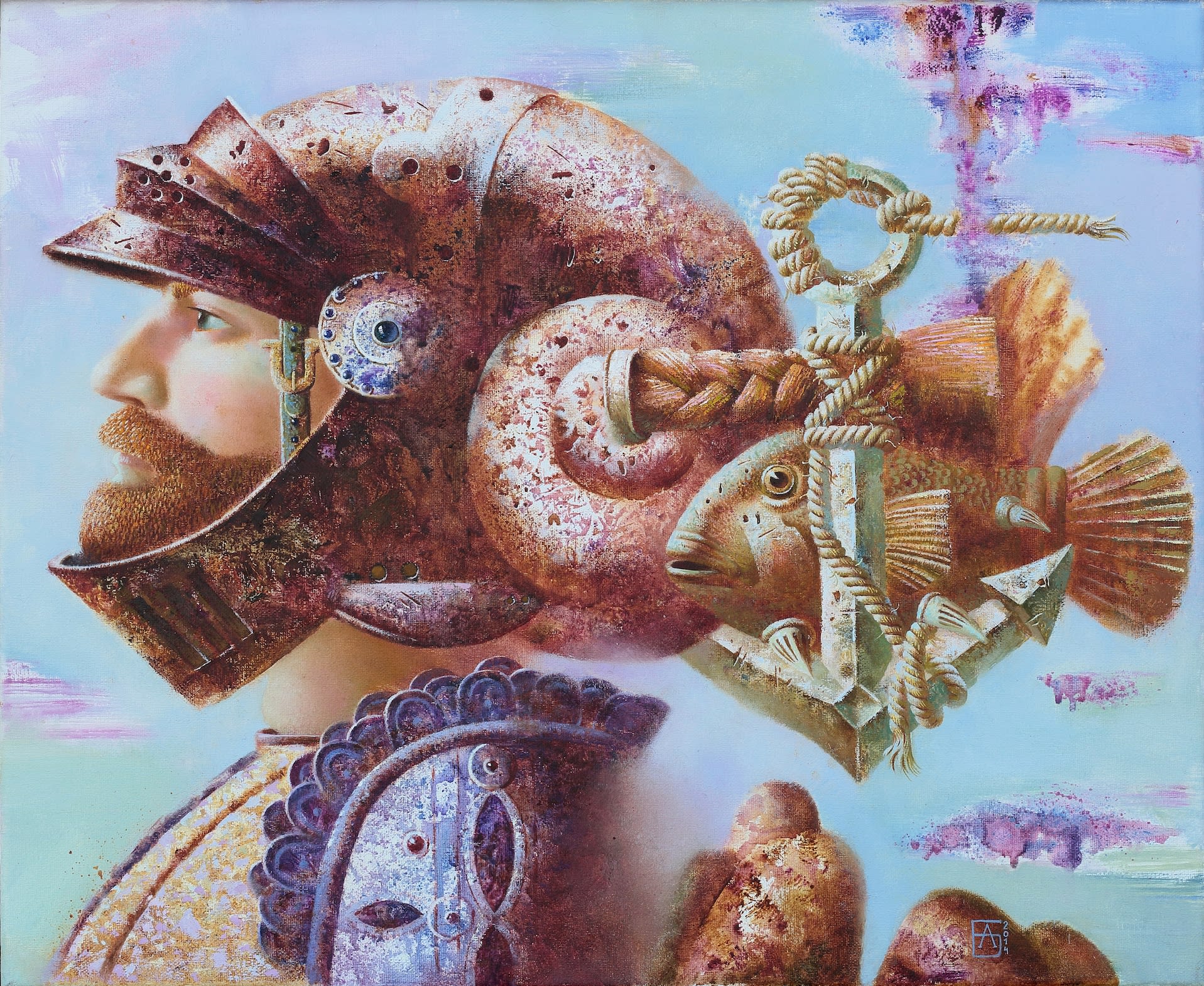 Morning 45 x 55 cm Oil on canvas