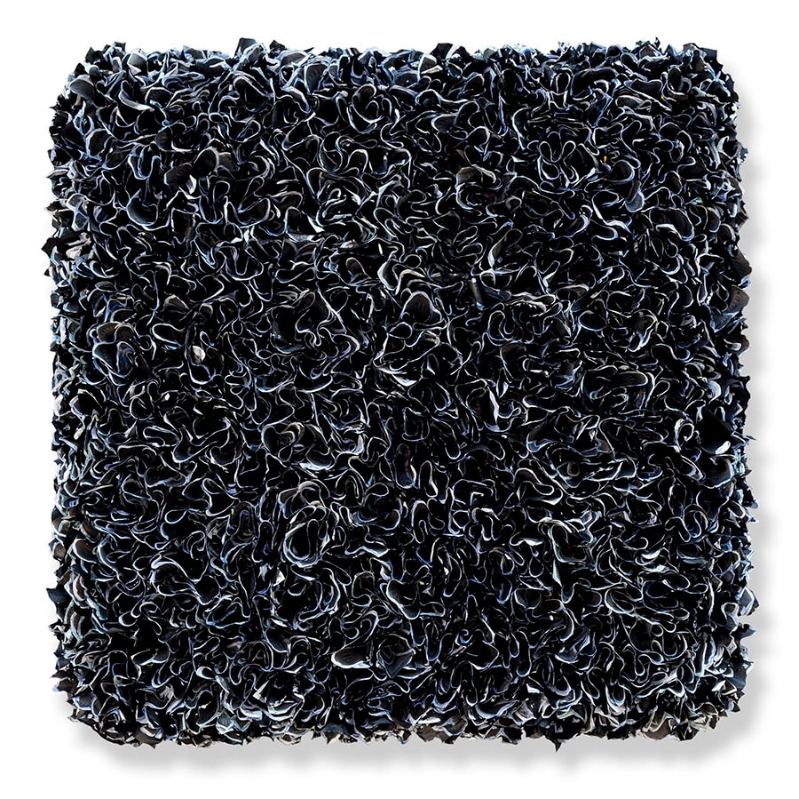 Flower Field 60 x 60 cm Rice Paper and Acrylic on Canvas