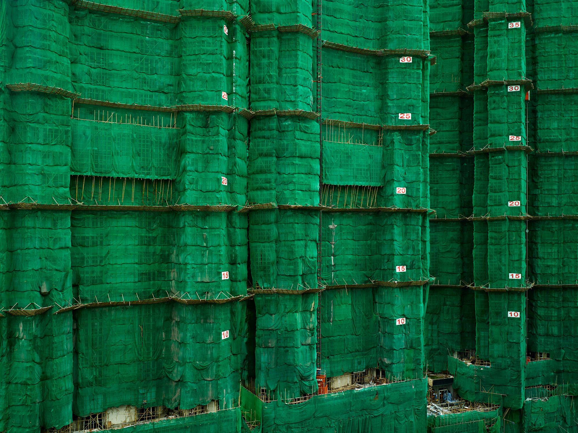 Green Cocoon #18, Hong Kong 101 x 134 cm Photograph on Hahnemuhle Paper