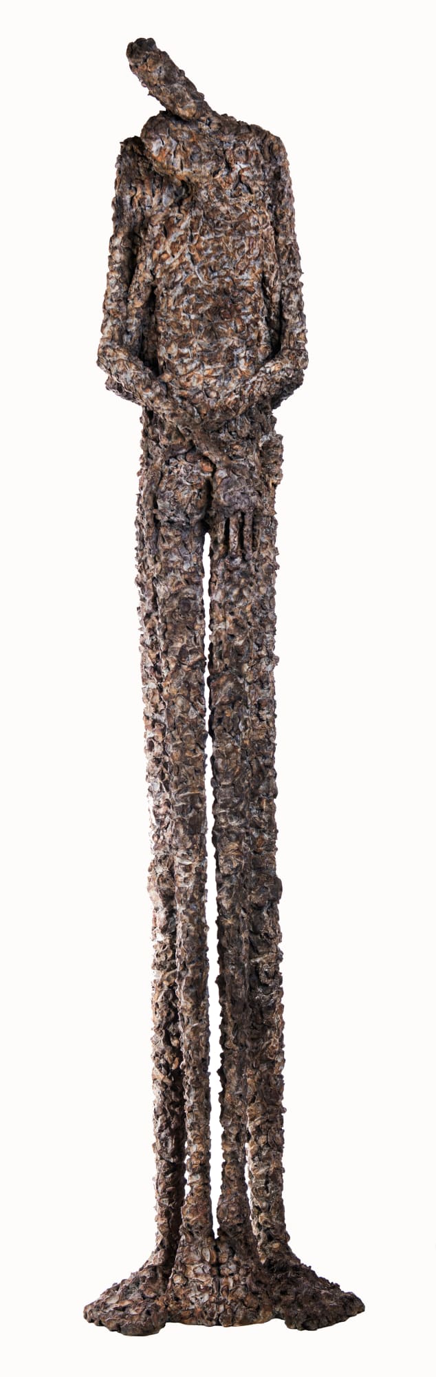 L'étreinte II 214h x 48w x 32d Bronze