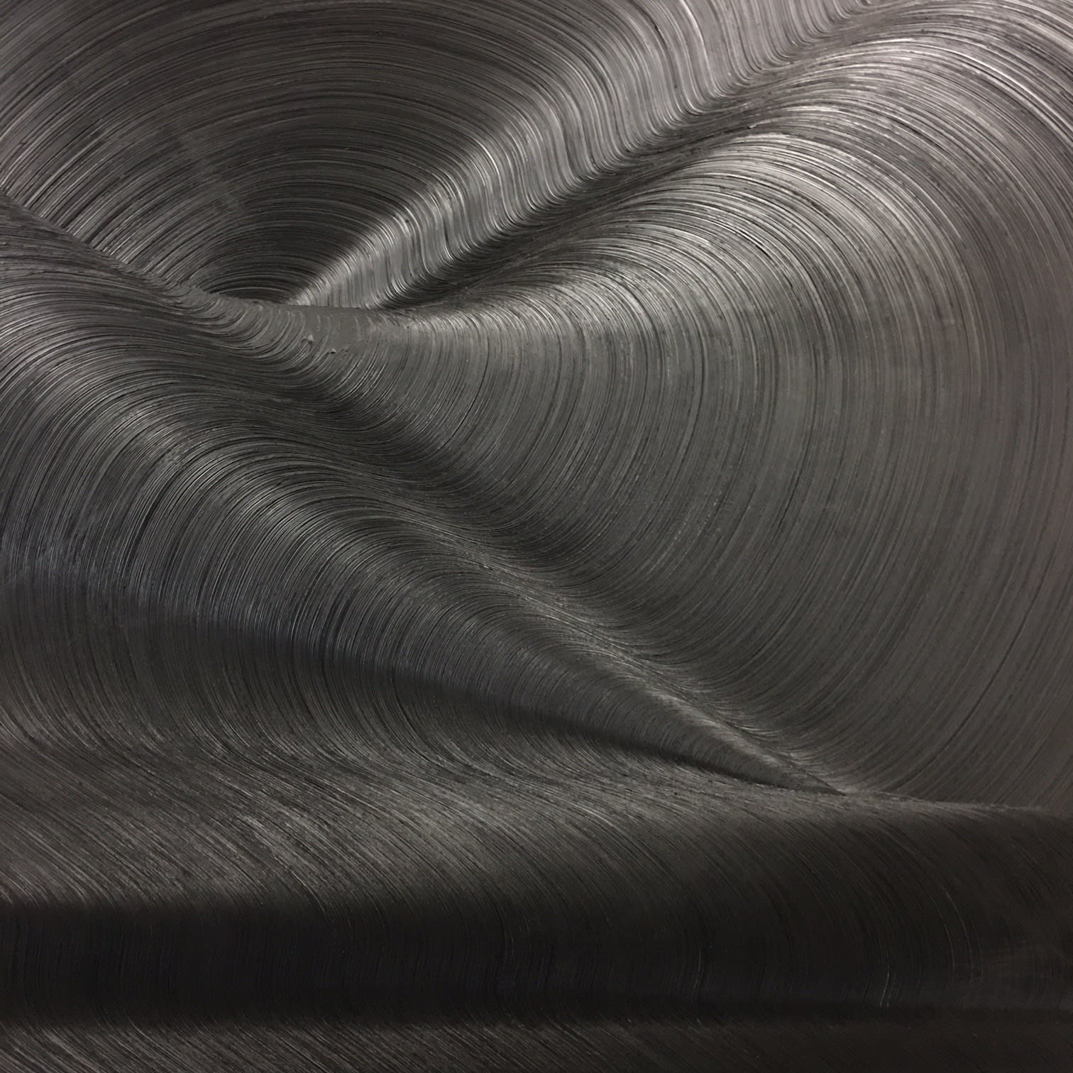 James Austin Murray High Rise, 2017 Ivory Black Oil Paint on Canvas 183h x 183w cm