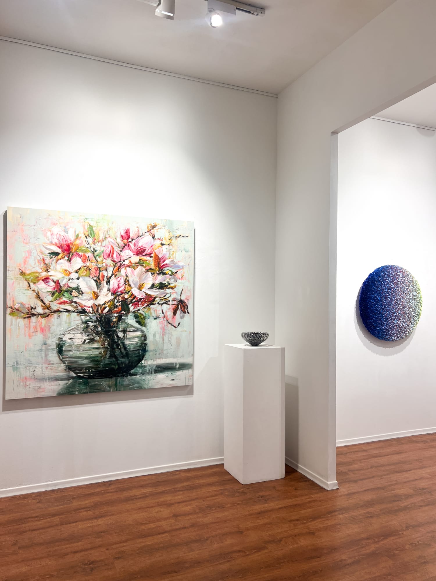 Installation of Eric Alfaro's 'In My Heart' at REDSEA Gallery, Singapore