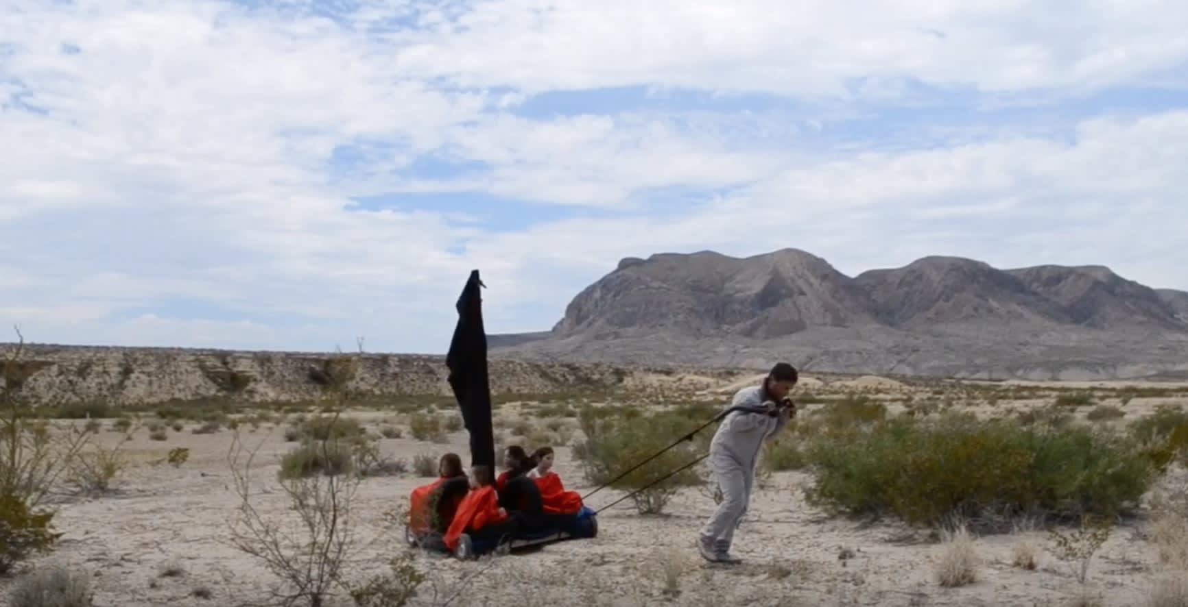 Still image from Raft for Sisyphus by Angel Fernandes