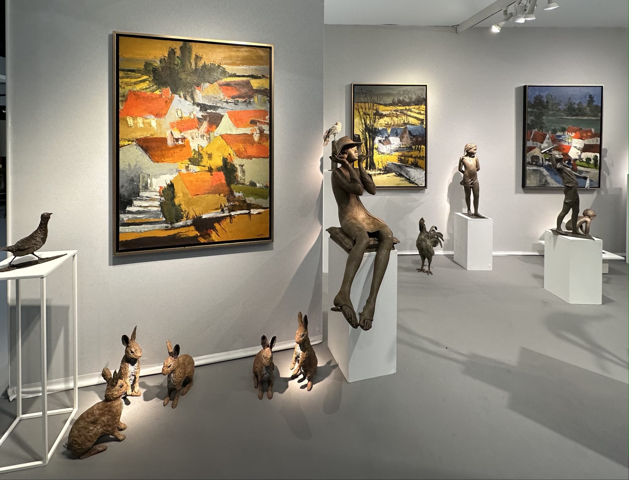 Our Booth from the left