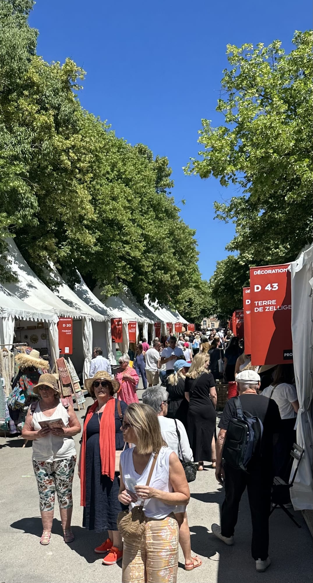 A fantastic first few hours at Salon Vivre Côté Sud — such an incredible turnout! Look at that flow of visitors!