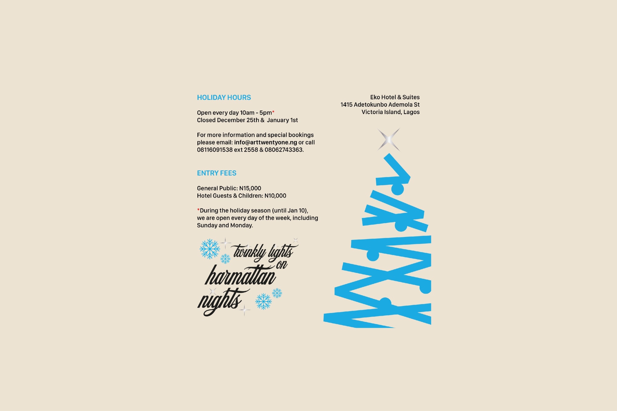 Twinkle Lights on Harmattan Nights