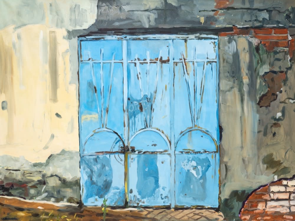 Porta O Azul Ceru Leo 2022 ÓLeo S Tela 150X200Cm