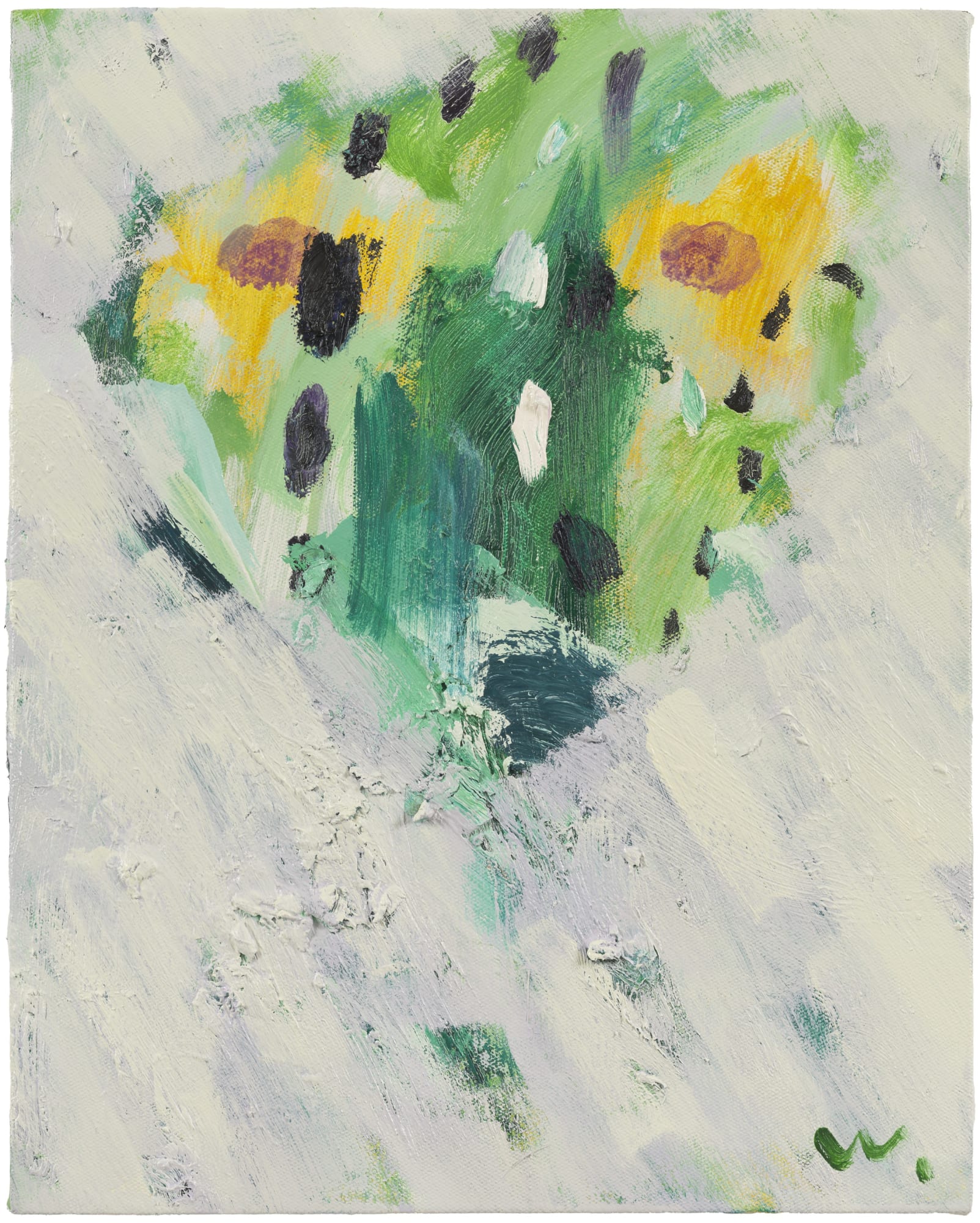 王俊，林中（肖像）No.20，布面油画，50 × 40 cm，2025 Wang Jun, Off the Beaten Track (portrait) No.20, Oil on canvas, 50 × 40 cm, 2025