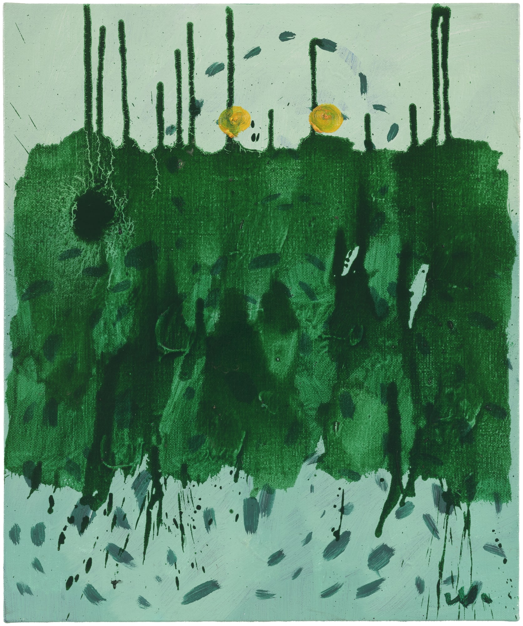 王俊，林中（肖像）No.21，布面油画，60 × 50 cm，2025 Wang Jun, Off the Beaten Track (portrait) No.21, Oil on canvas, 60 × 50 cm, 2025