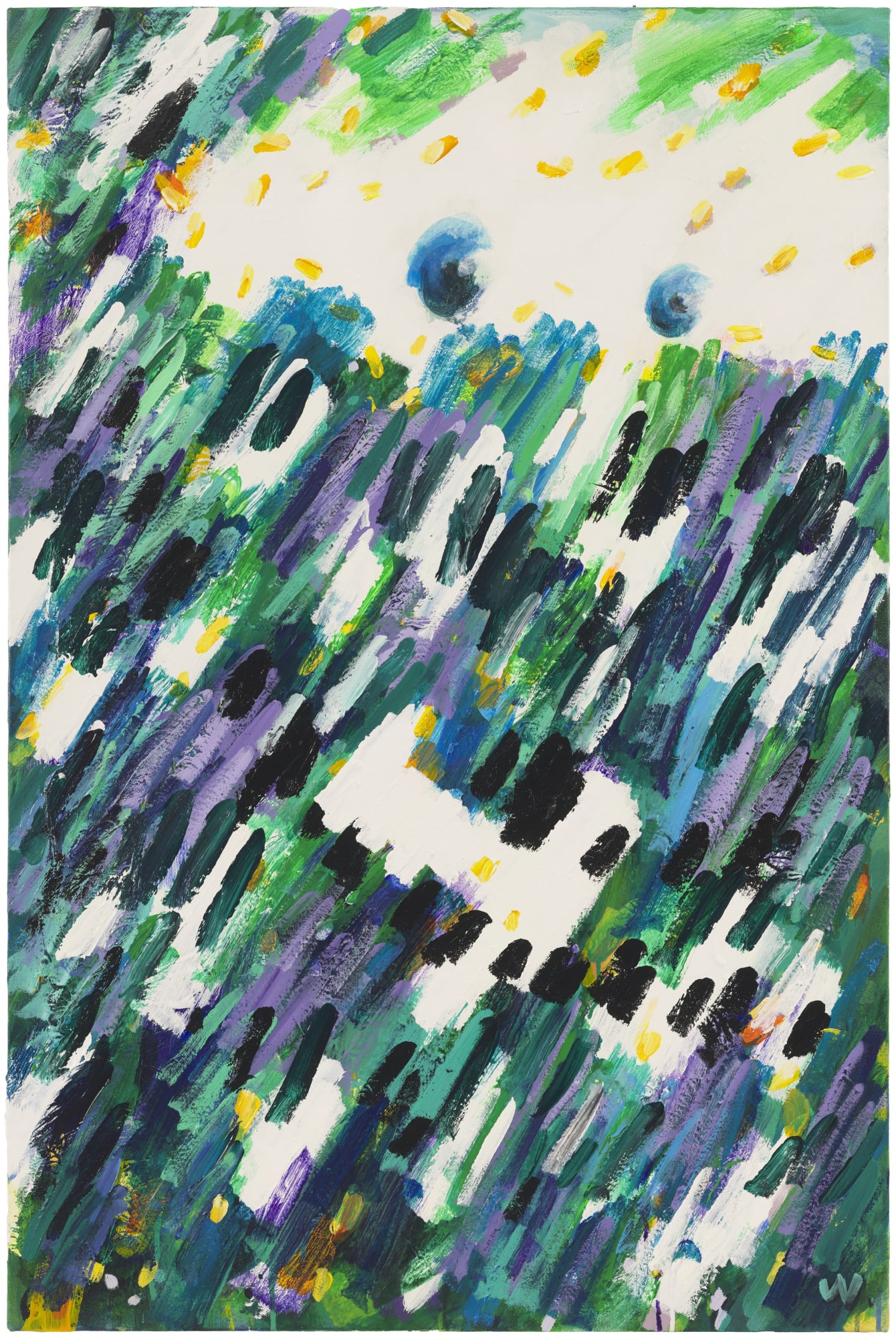 王俊，林中（肖像）No.8，布面丙烯，120 × 80 cm，2024 Wang Jun, Off the Beaten Track (portrait) No.8, Acrylic on canvas, 120 × 80 cm, 2024