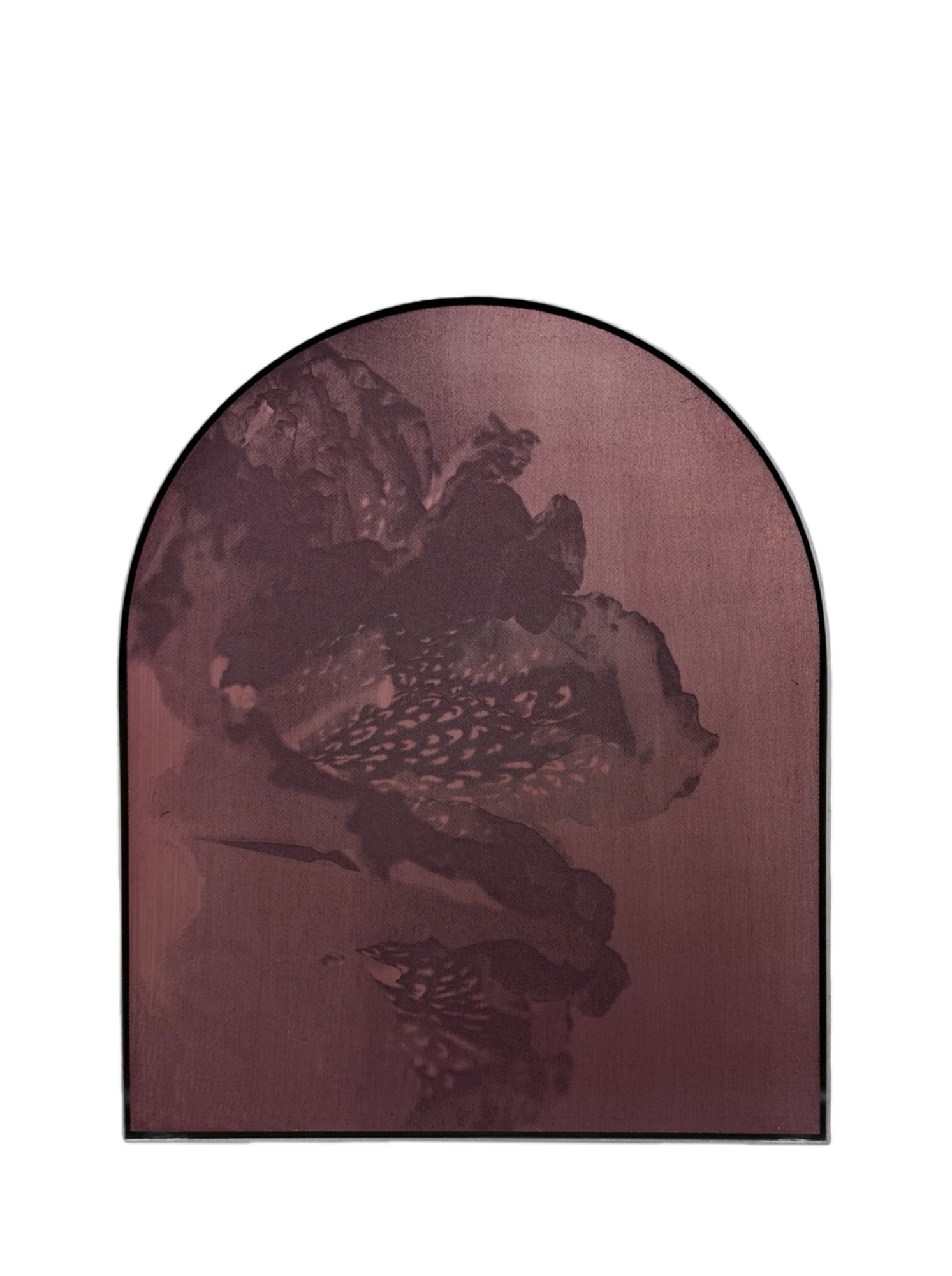 陈萧伊，To Blossom Blue-87，蚀刻锌版和油墨，36 × 30 cm，2025，独版 Chen Xiaoyi, To Blossom Blue-87, Etched zinc plate with oil ink, 36 × 30 cm, 2025, Unique