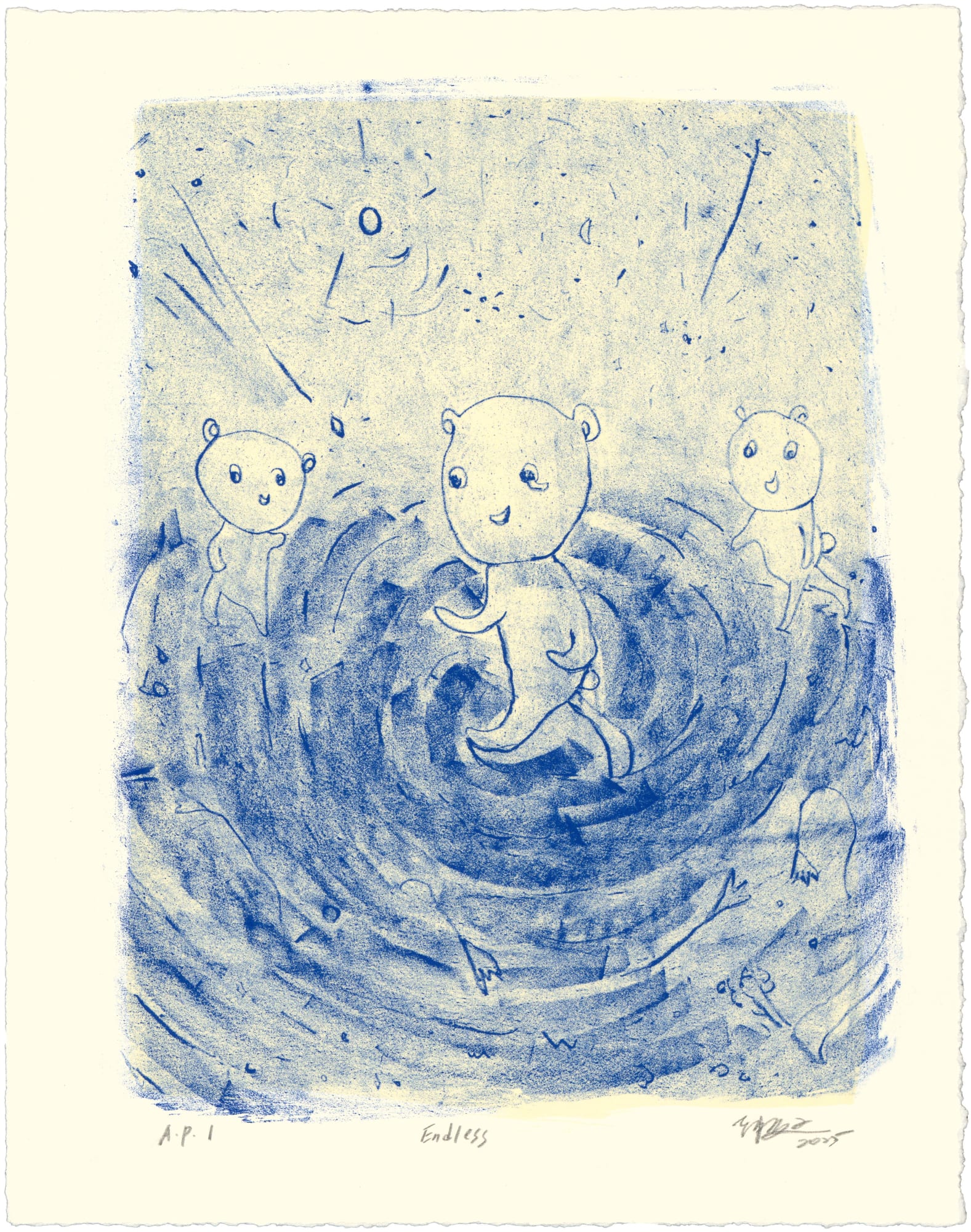 Chen Wei Ting, Endless, Lithography, 42 × 33 cm, 2025