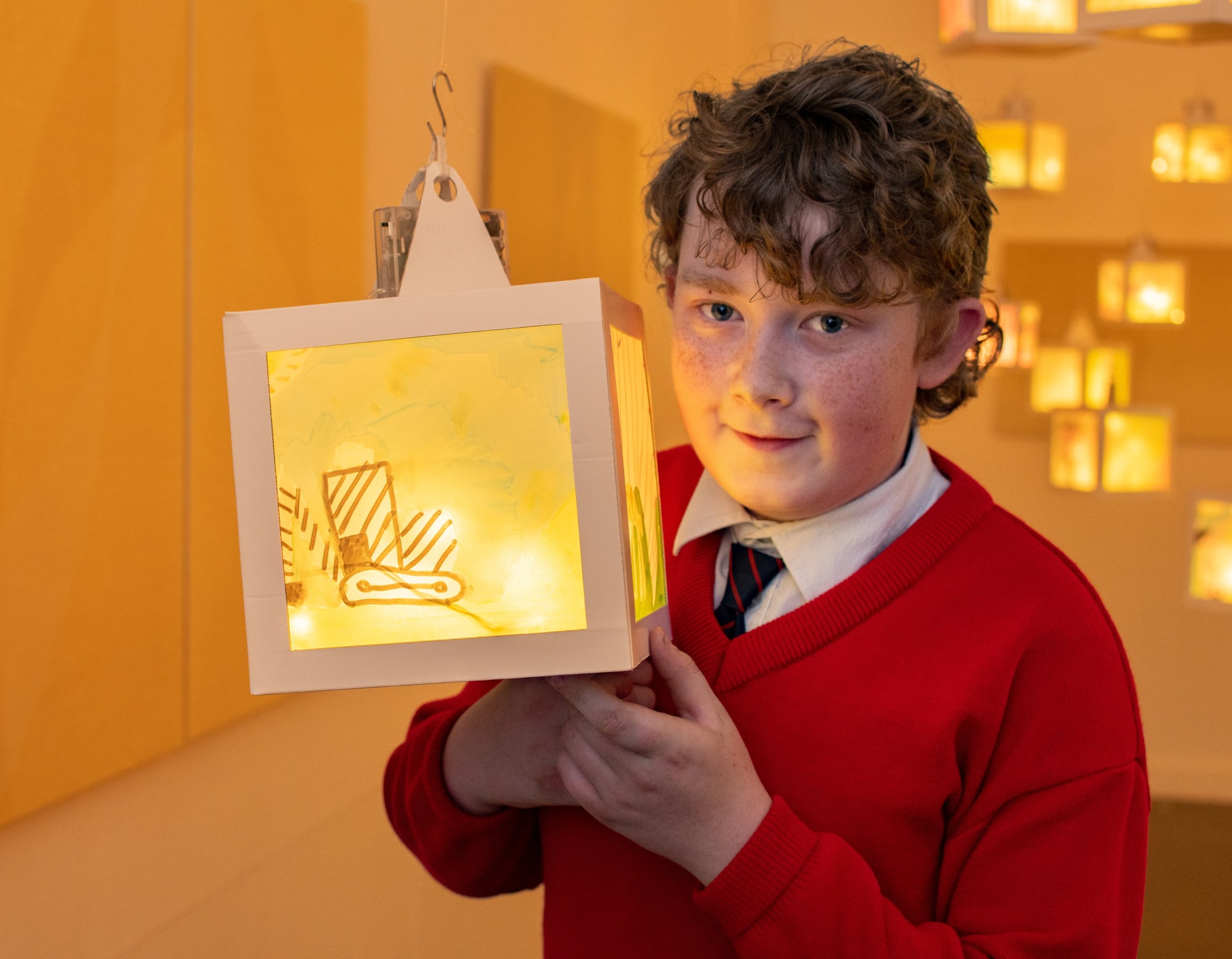 Growth: A lantern light box installation