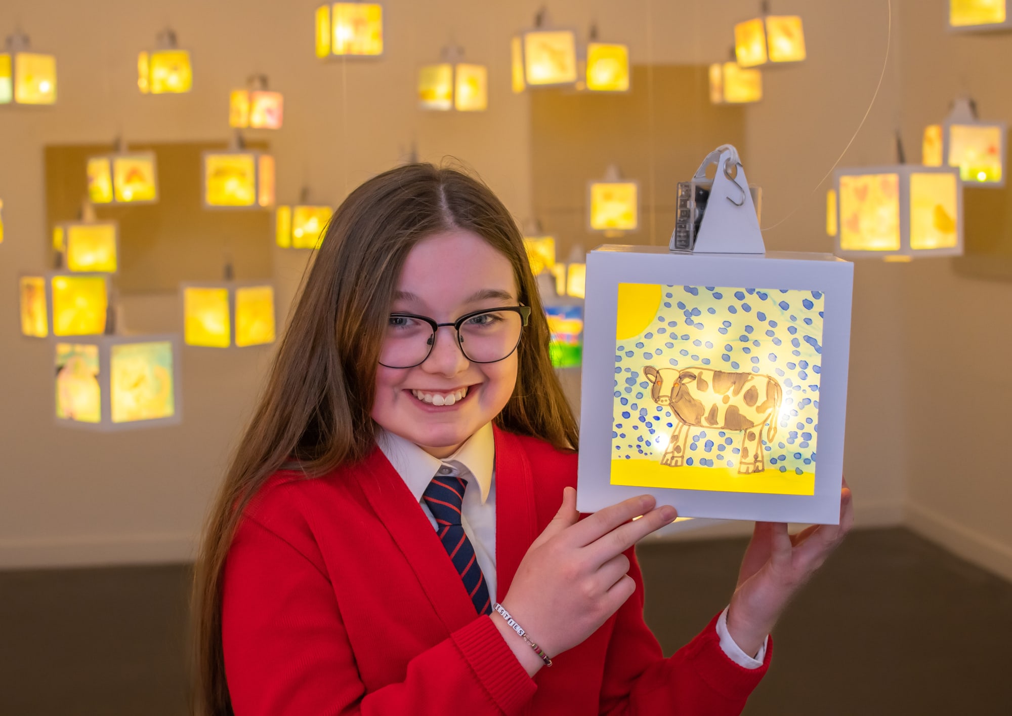 Growth: A lantern light box installation