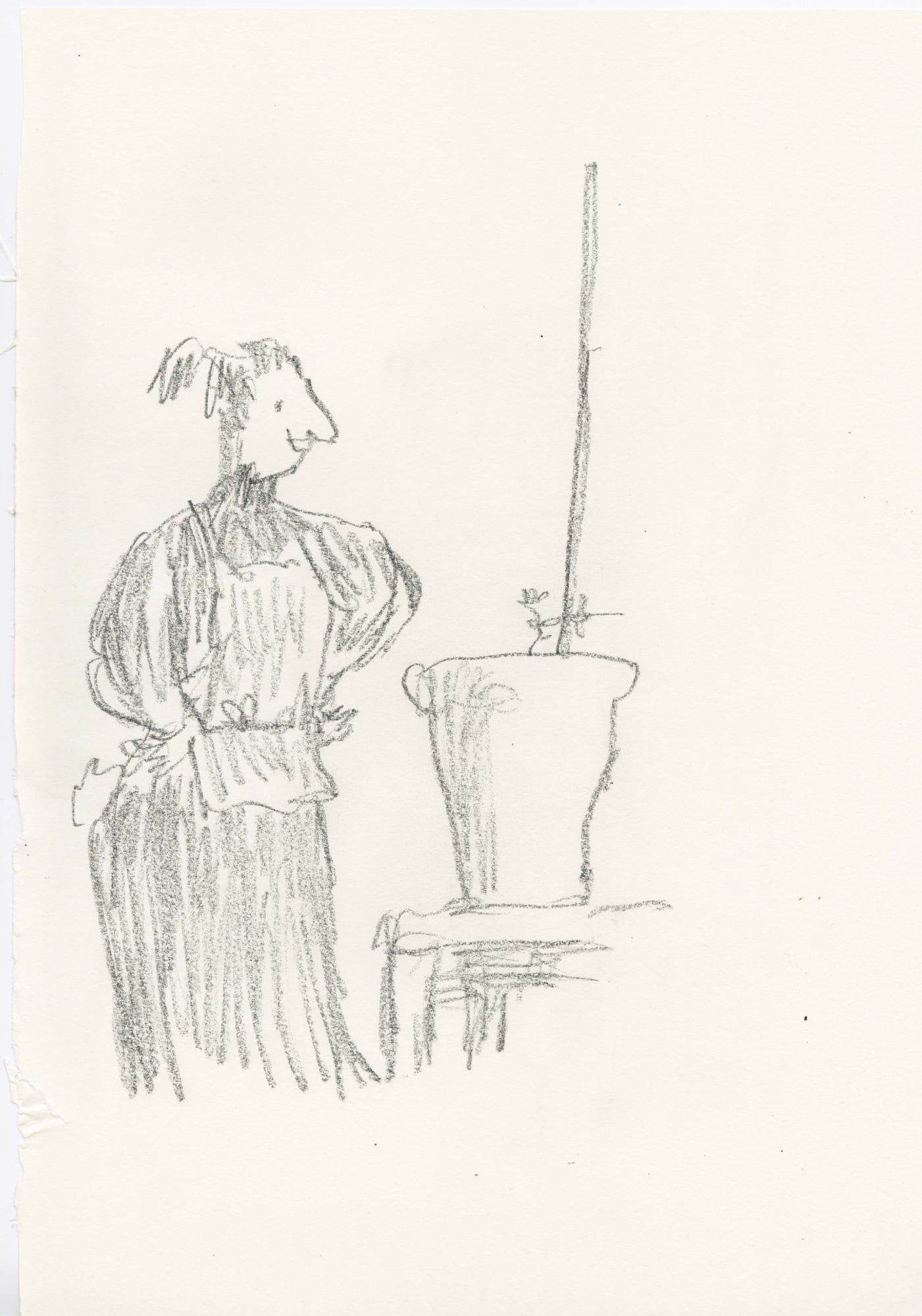 In Praise of Potted Plants #18, 2019 SOLD