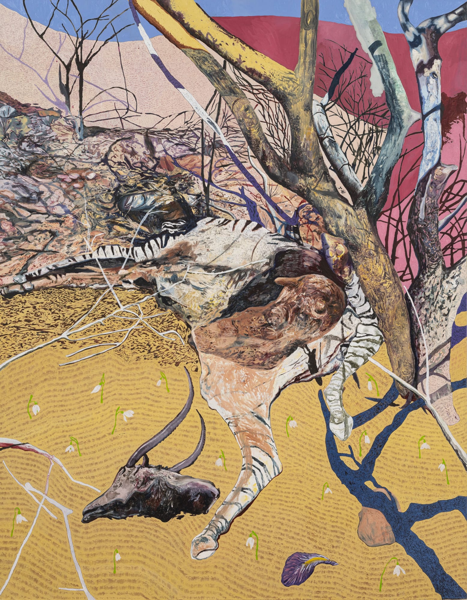 Lorenzo Aceto Bucaneve oil on canvas