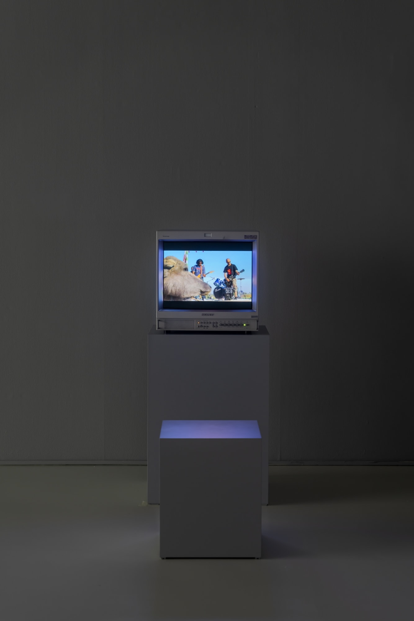 Wael Shawky, Telematch Suburb, 2008, single-channel video, sound, 9 minutes 8 seconds. Installation view of Wael Shawky: Telematch and Other Stories, 2025, Barakat Contemporary, Seoul, Korea.
