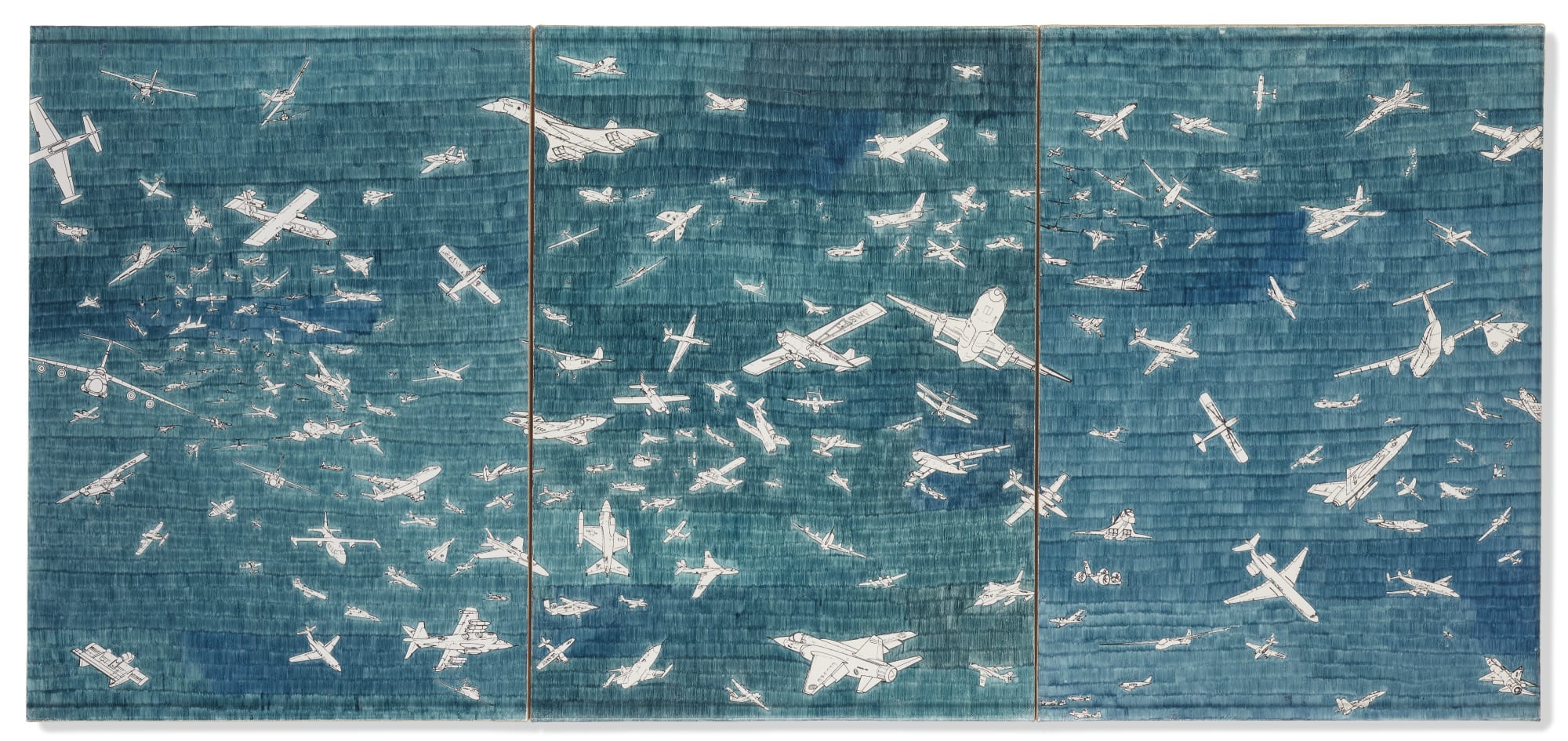Alighiero Boetti, Aerei, 1980