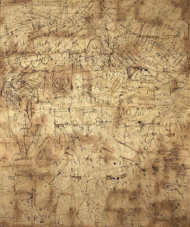 Harlem Gold (#PHG08), 2016 Acrylic and gold leaf on canvas 182.9 x 152.4 cm; (72 1/8 x 60 in.)