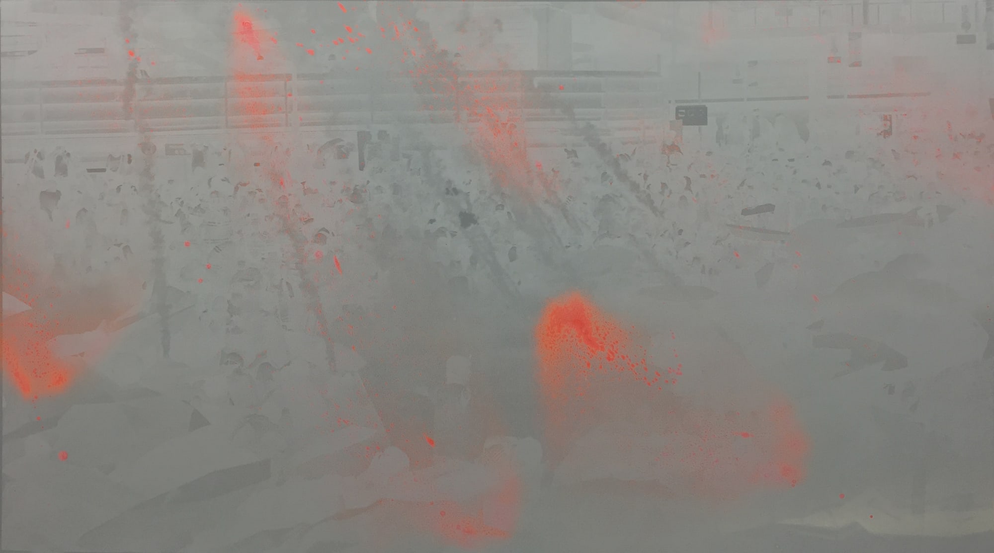 Hank Willis Thomas, Basked in Light (White on Orange on White), 2018