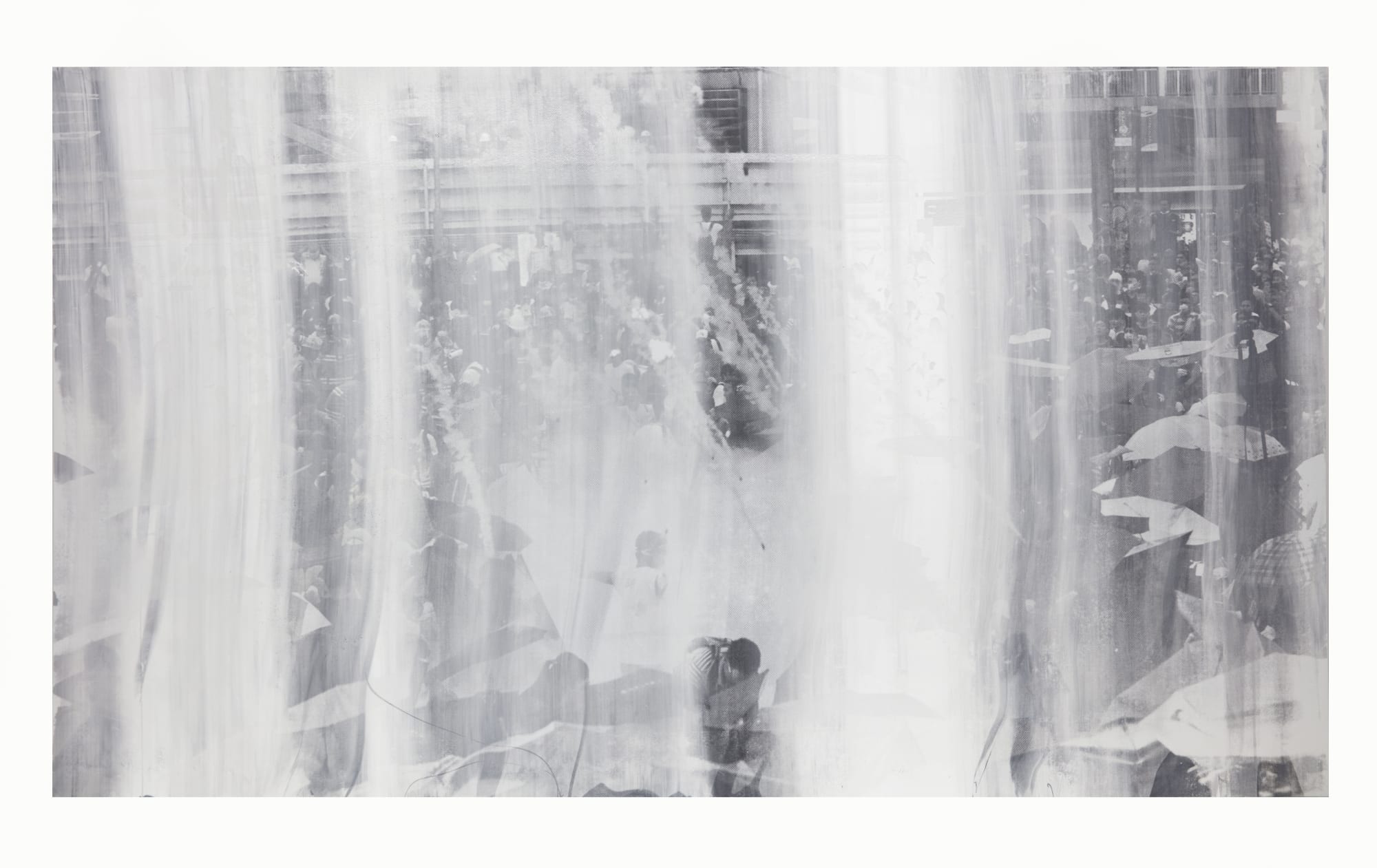 Hank Willis Thomas, Basked in Light (White and Black on White), 2018