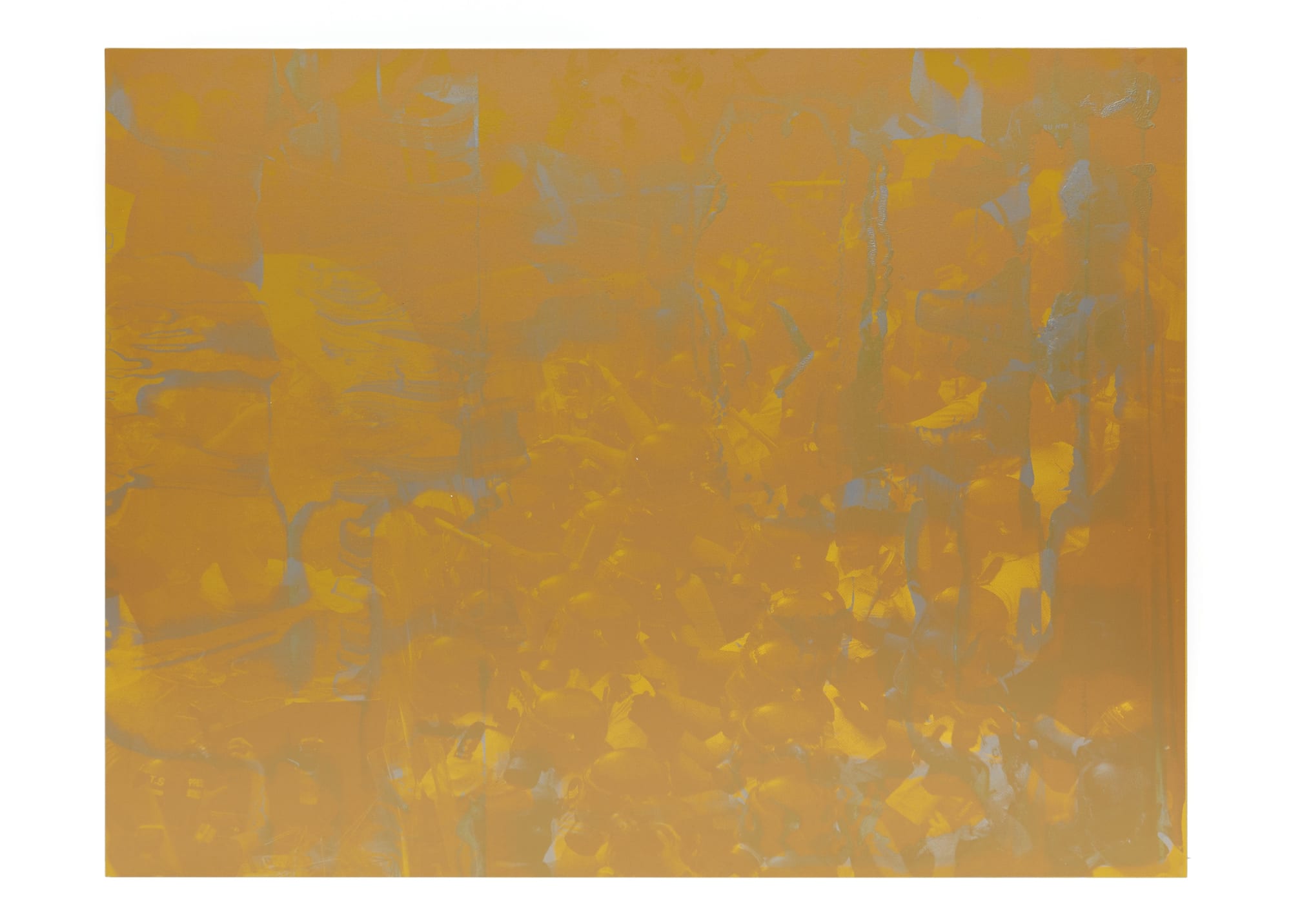 Hank Willis Thomas, I Think it's Gonna Rain Today (Gold on Silver on Gold), 2018