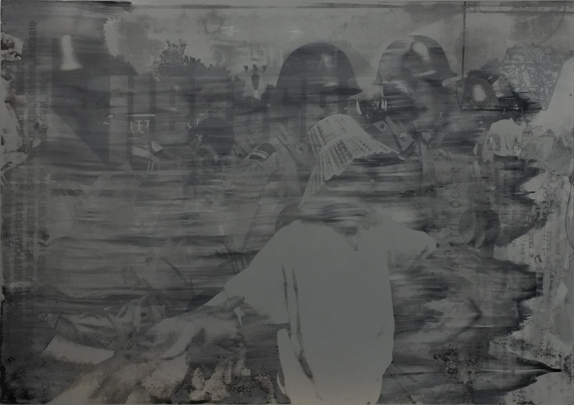 Hank Willis Thomas, Women Hold up Half the Sky (White and Black on White), 2018