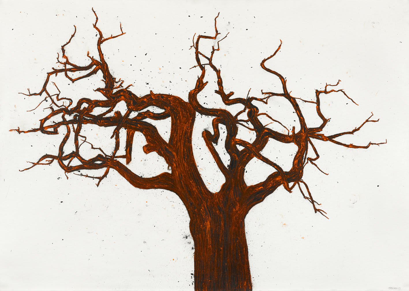 Tony Bevan, Tree (no 6) (PP1324), 2012