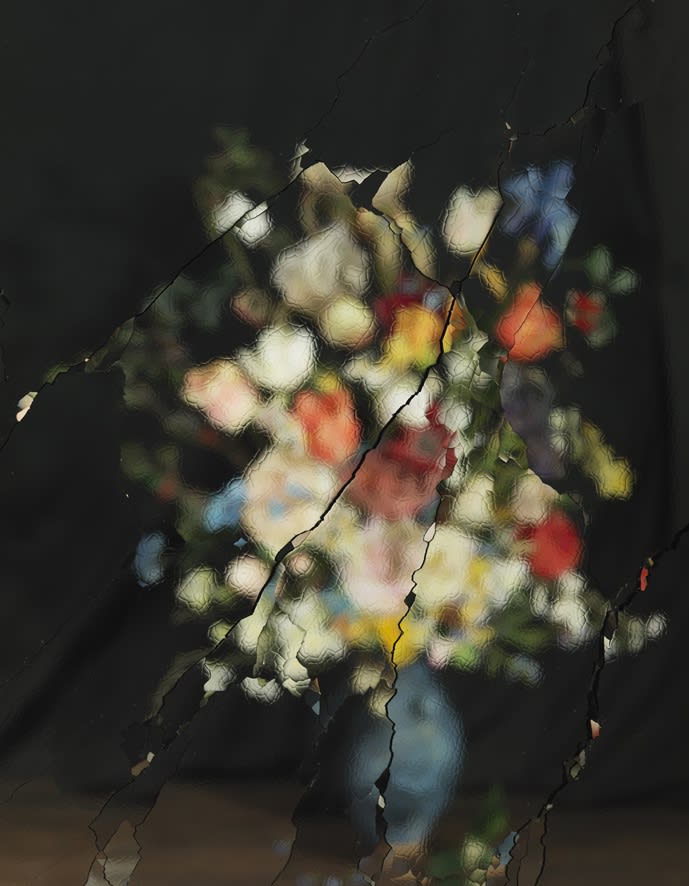 Ori Gersht, On Reflection, Material B03, 2014