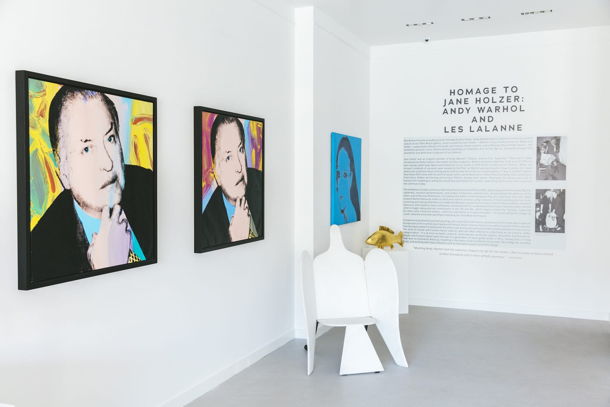 Homage to Jane Holzer: Andy Warhol and Les Lalanne