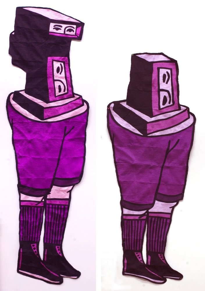 Eko Nugroho, The Traveler 1 and 2, 2010