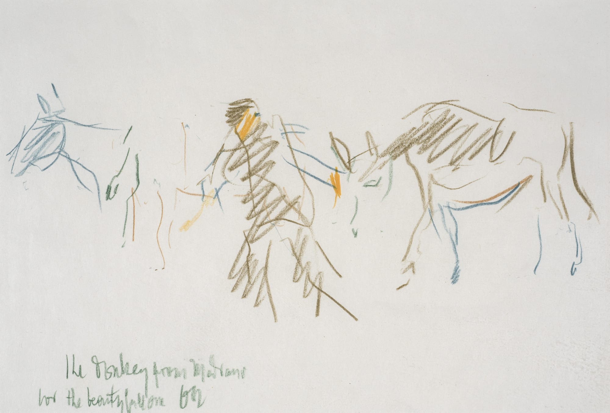 Donkey by Oskar Kokoschka