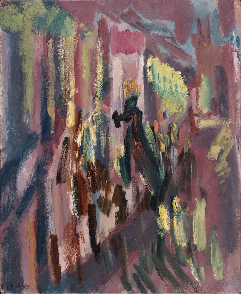 David Bomberg, The Virgin of Peace in Procession through the Streets of Ronda, Holy Week, 1935