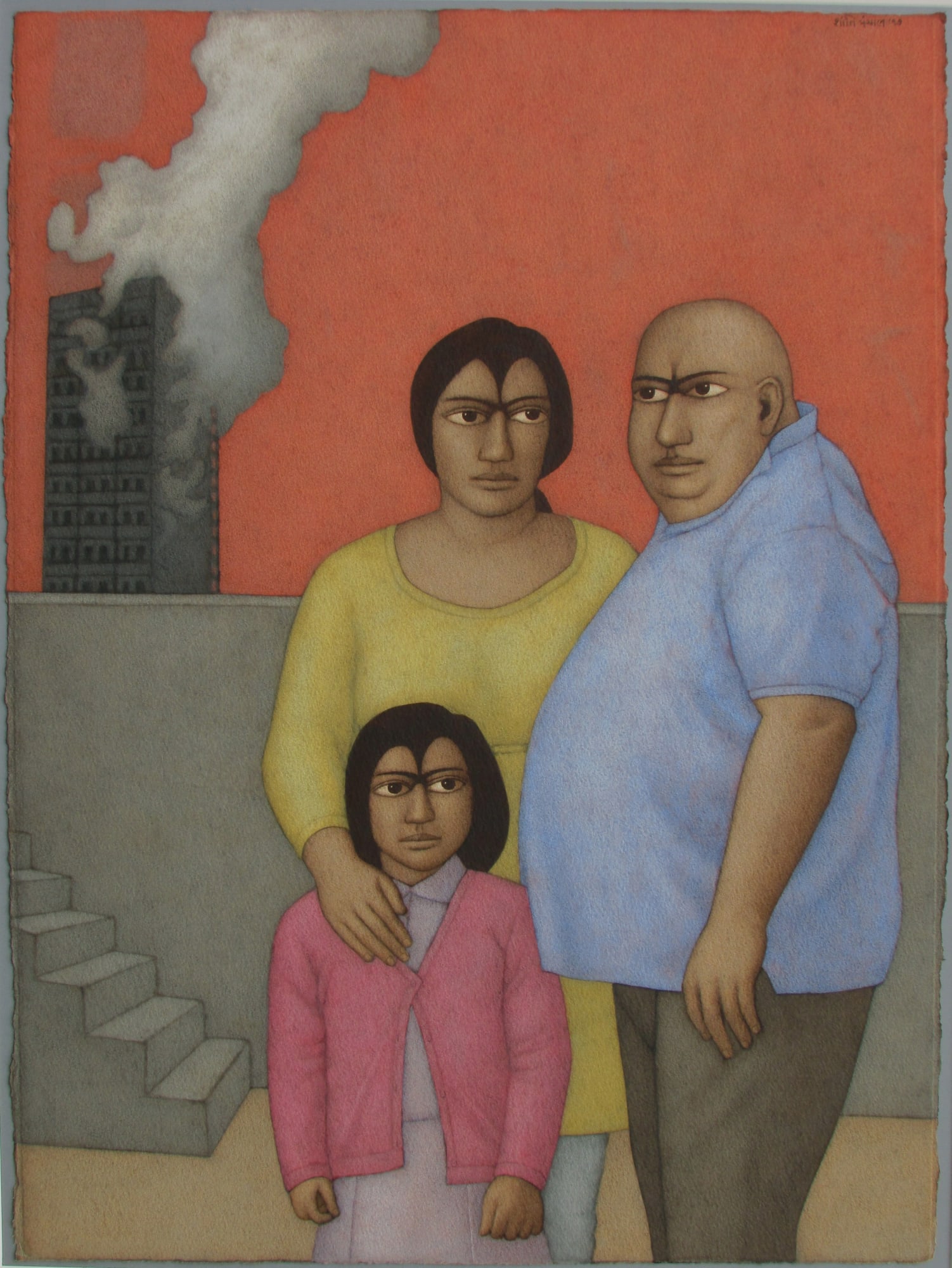 Grenfell Pyre and the Rescued Familt by Shanti Panchal