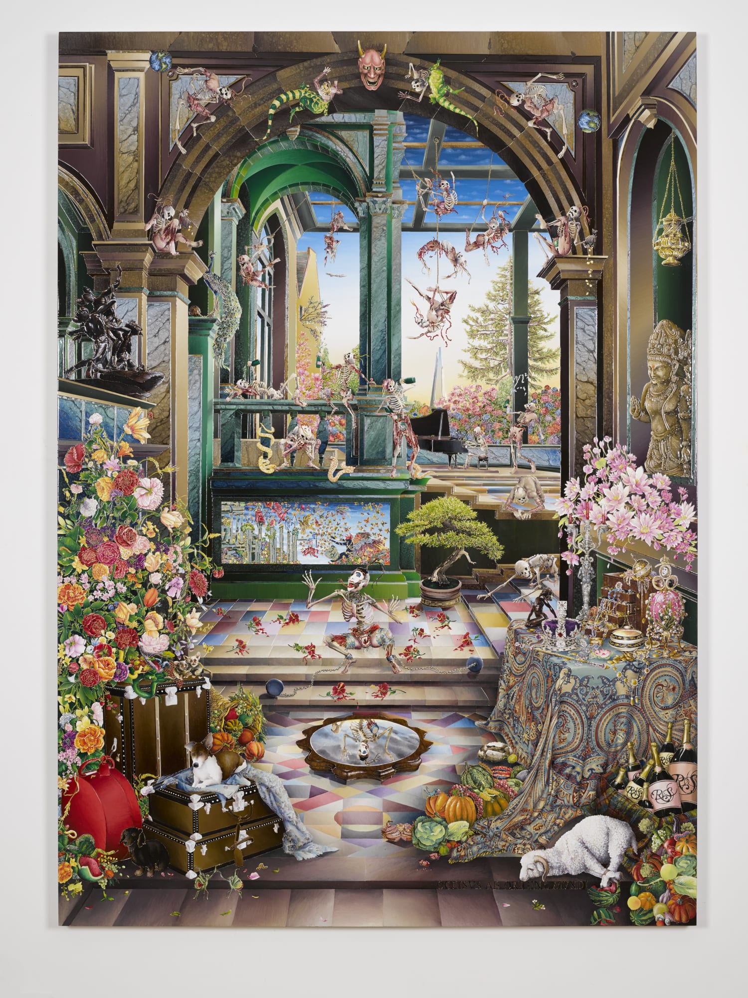 Self Portrait in the Studio at Peckham II by Raqib Shaw