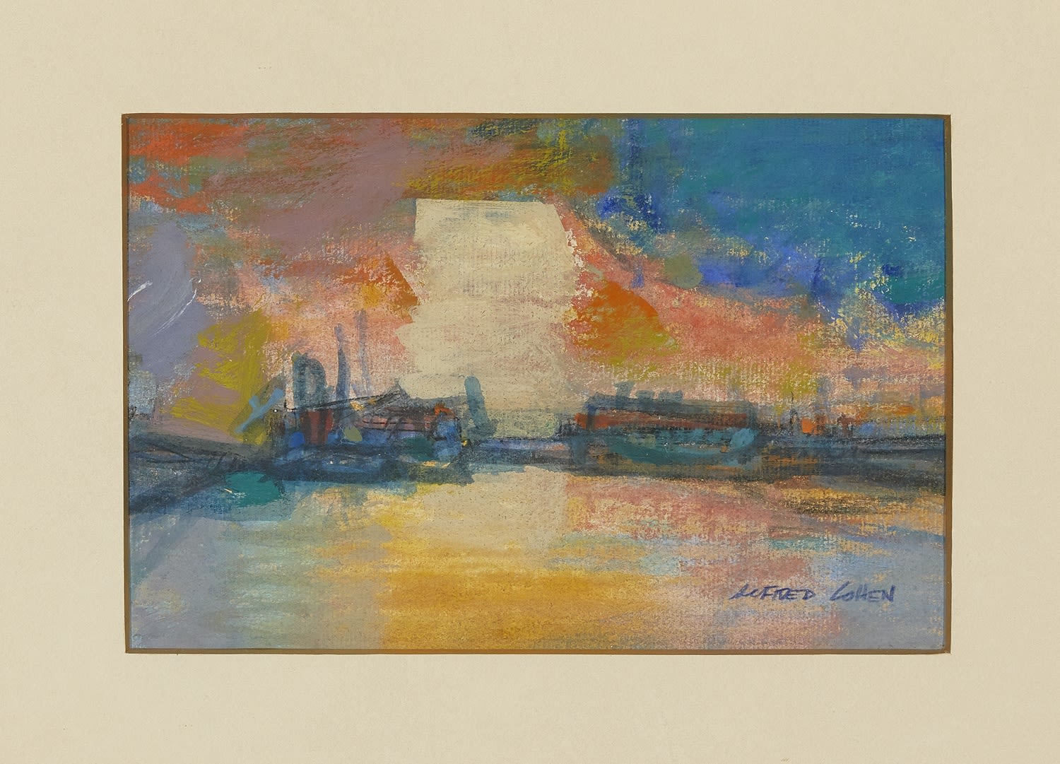 Norfilk Coast Sunset by Alfred Cohen