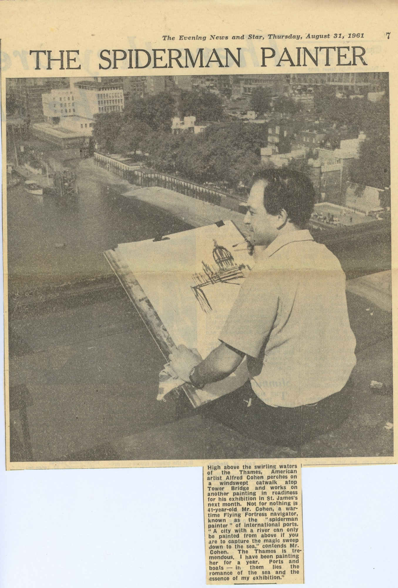 'Spiderman Painter' - Evening News and Star