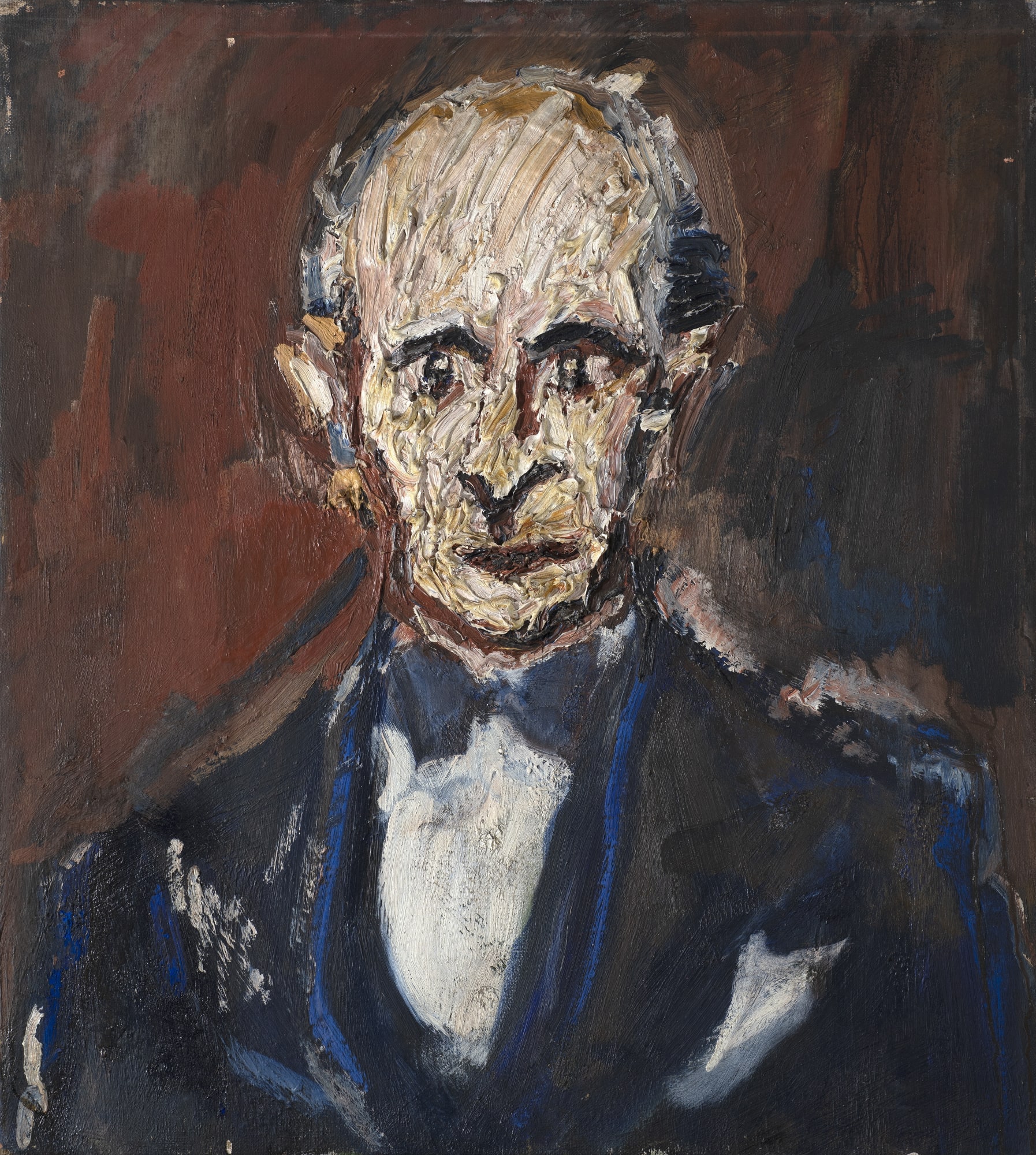 Head of E. Royalton-Kisch, 1950, oil on canvas, 69.4 x 62.2cm. The Gustav Metzger Foundation