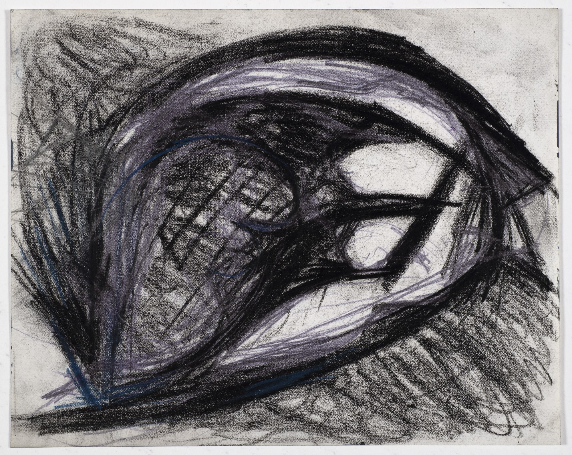 Study,1947, charcoal and coloured chalk on paper, 20.3 x 25.2cm. The Gustav Metzger Foundation