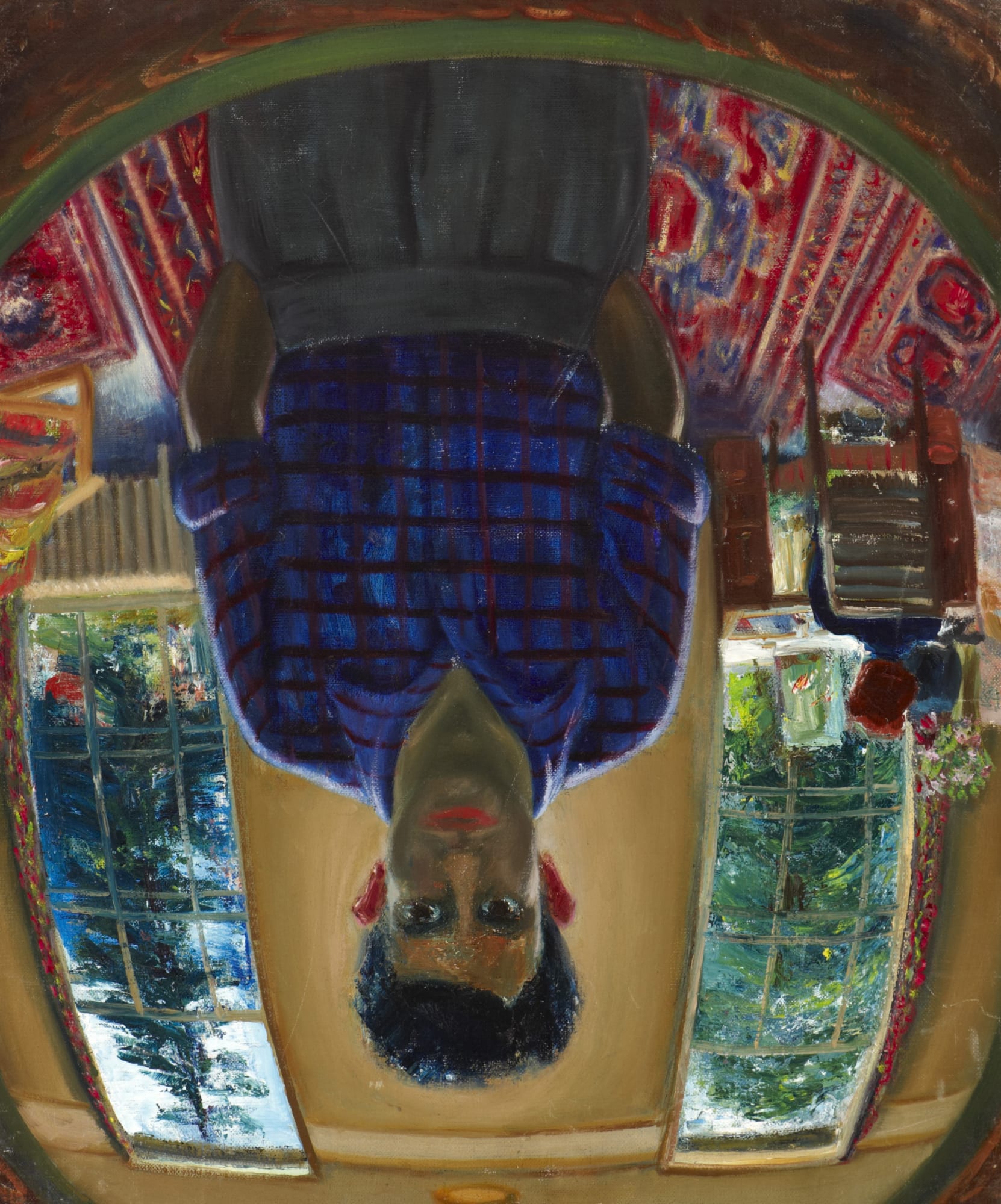 MAURICE MANCINI ROITH, MAN IN THE MIRROR, SELF-PORTRAIT, C. 1950S