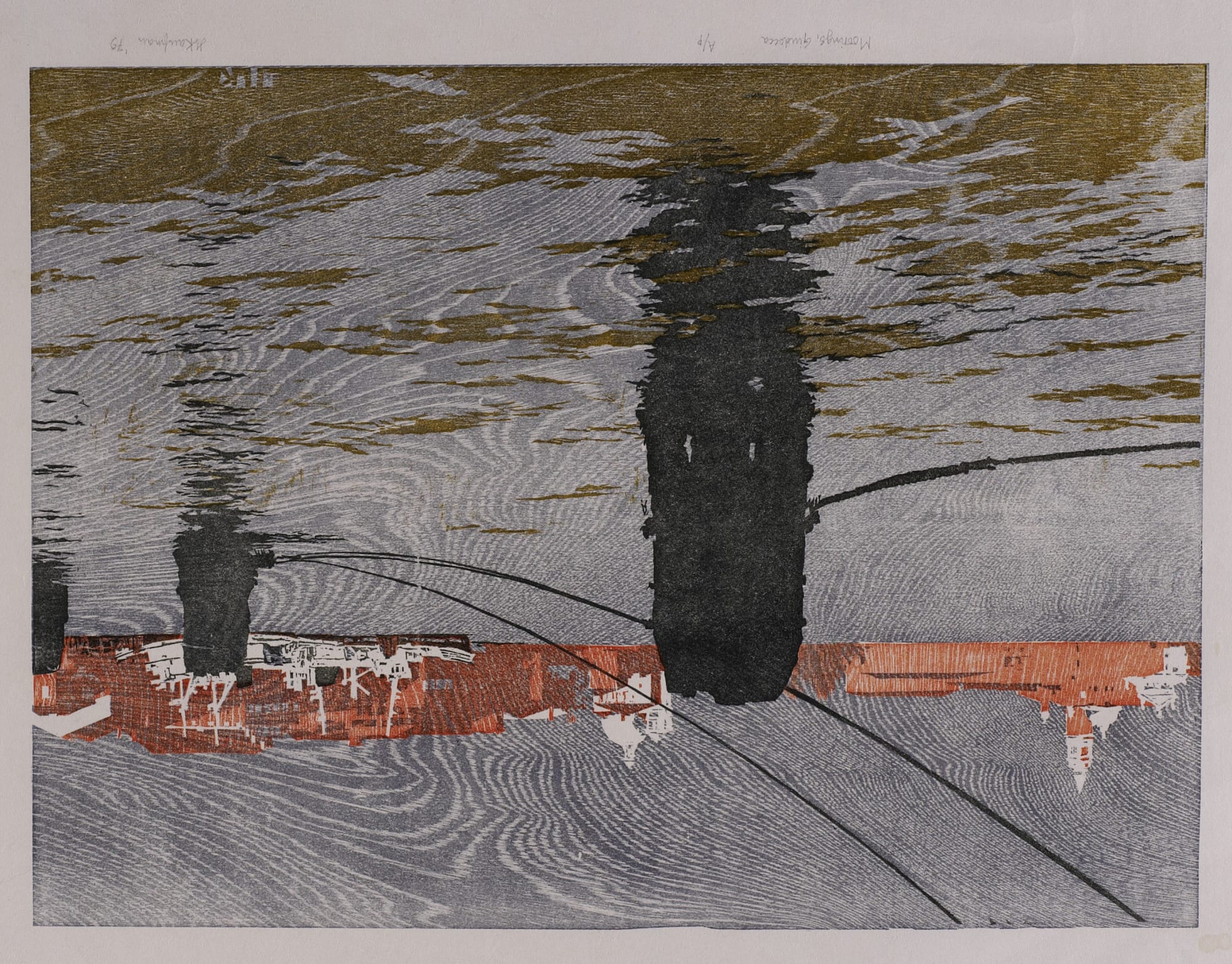 JONATHAN KAUFMAN, MOORINGS, GIUDECCA, 1979